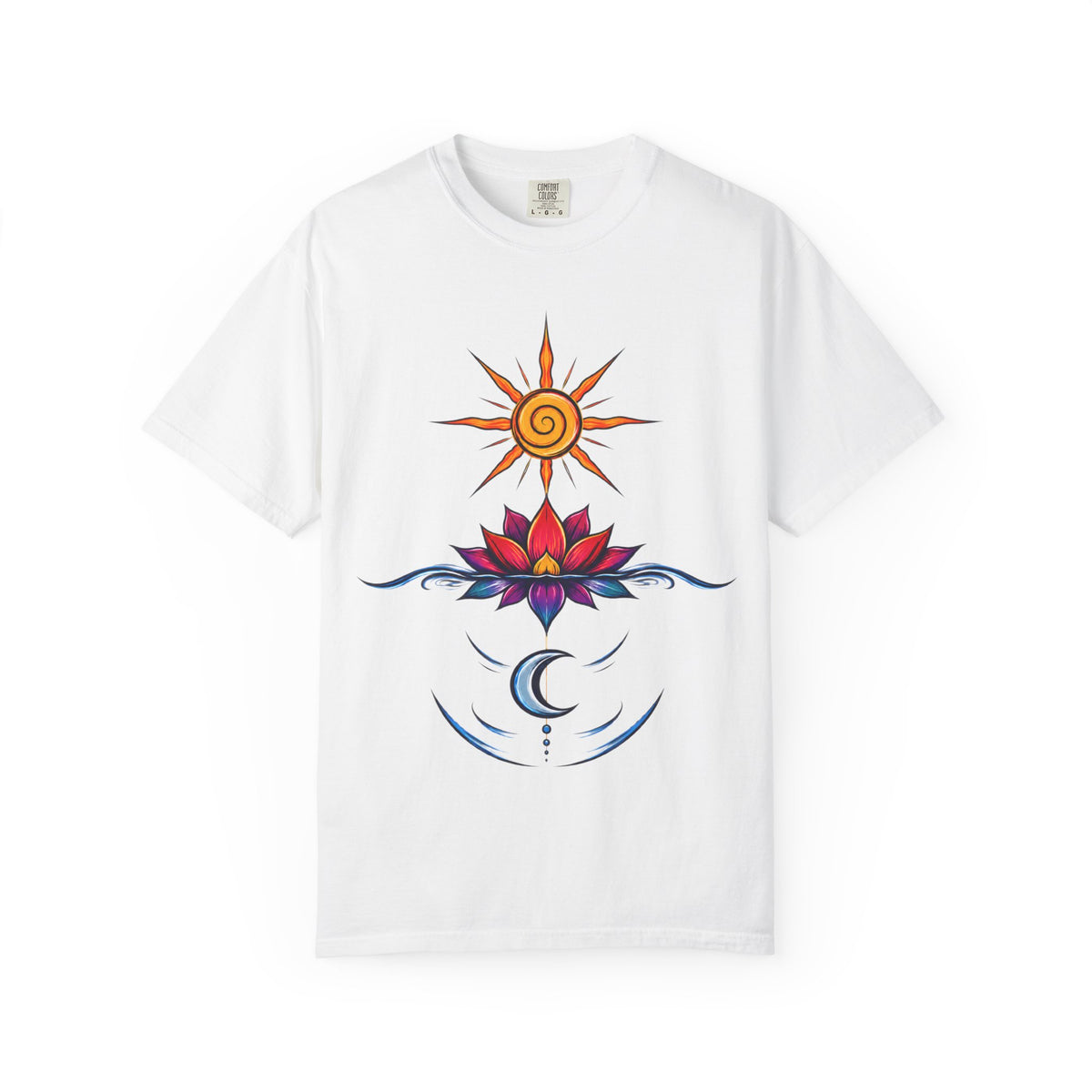 Solar Lotus — Krystal Starr Celestial Wear Unisex Graphic Tee