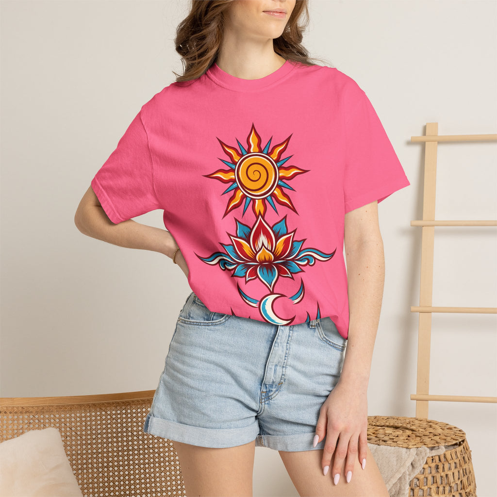 Solar Lotus — Krystal Starr Celestial Wear Unisex Graphic Tee