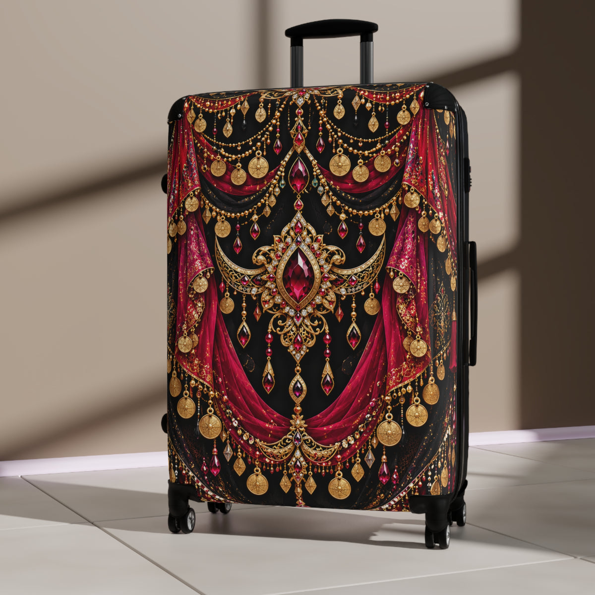 Crimson Baladi | Hard-Shell Spinner Suitcase