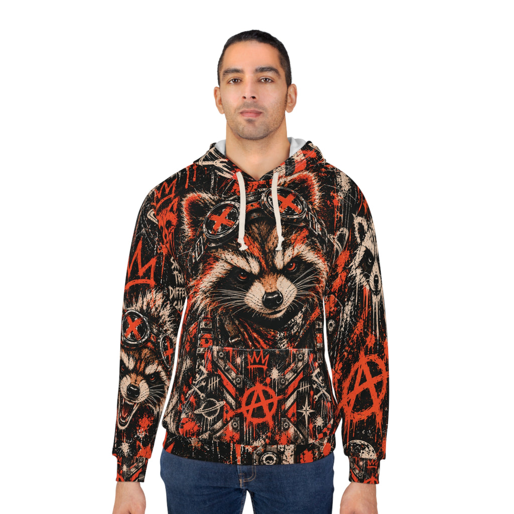 SCRAP ROYALTY Cyberdelia Crew | All-Over Print Hoodie