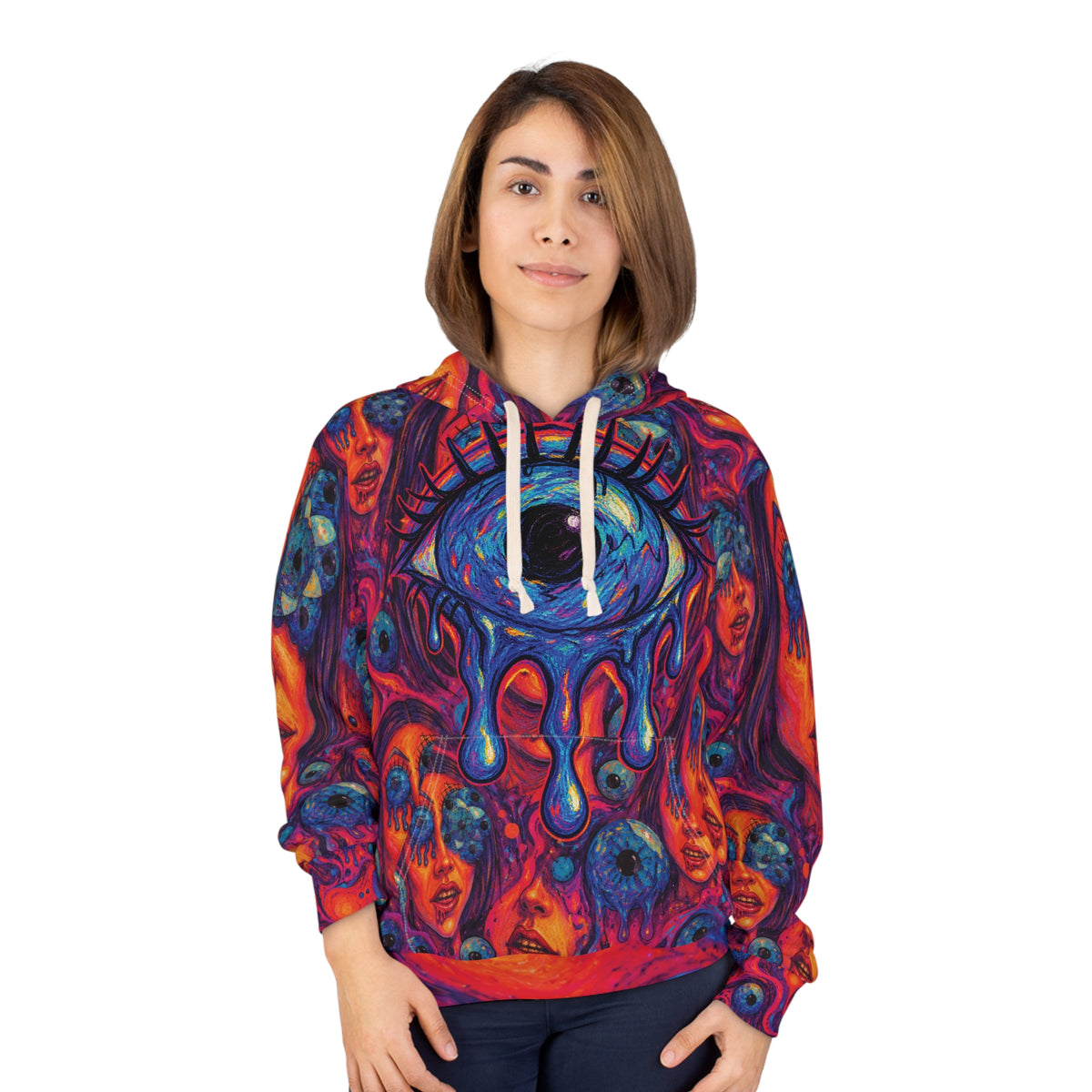 ALL EYES ON HER - The Last Ride of the American Dream Collection Cyberdelia Skunkworks - AOP HOODIE