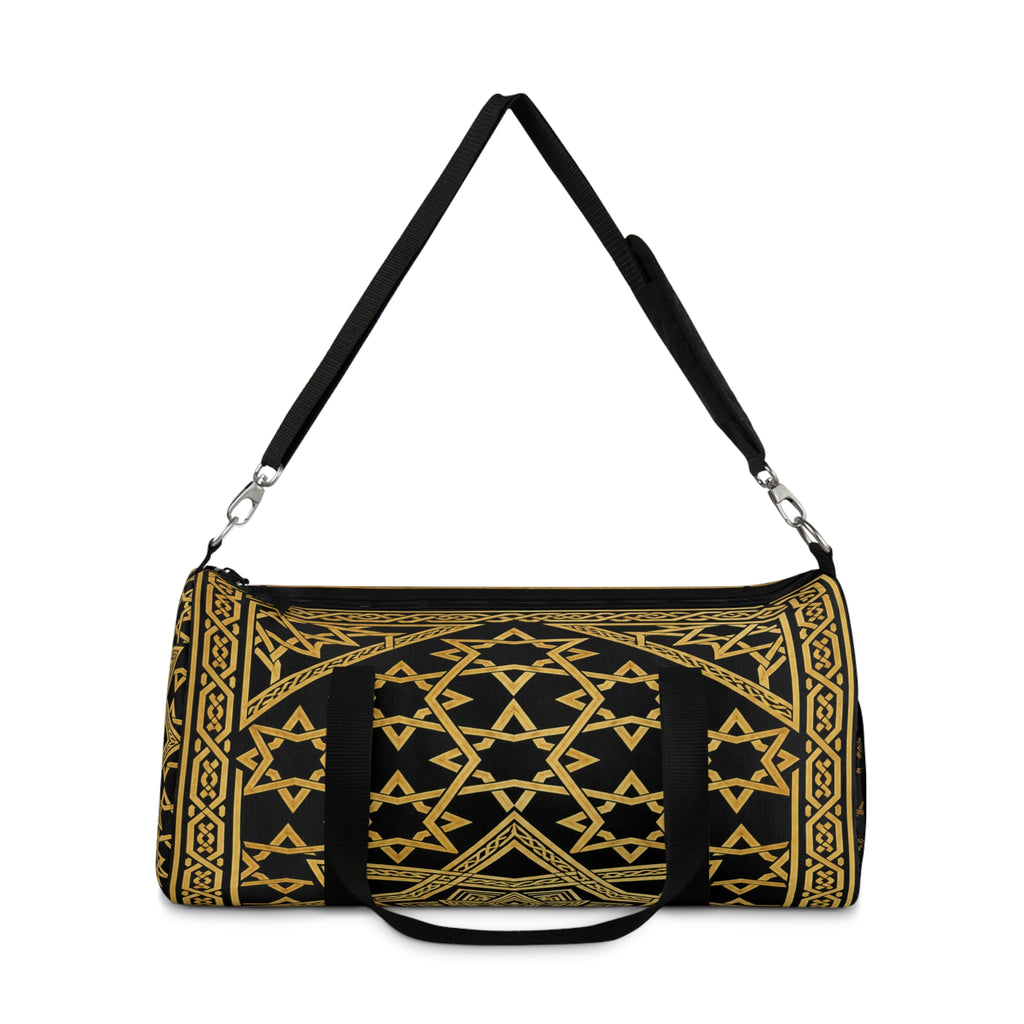 The Astral Lattice | Round Duffel Bag