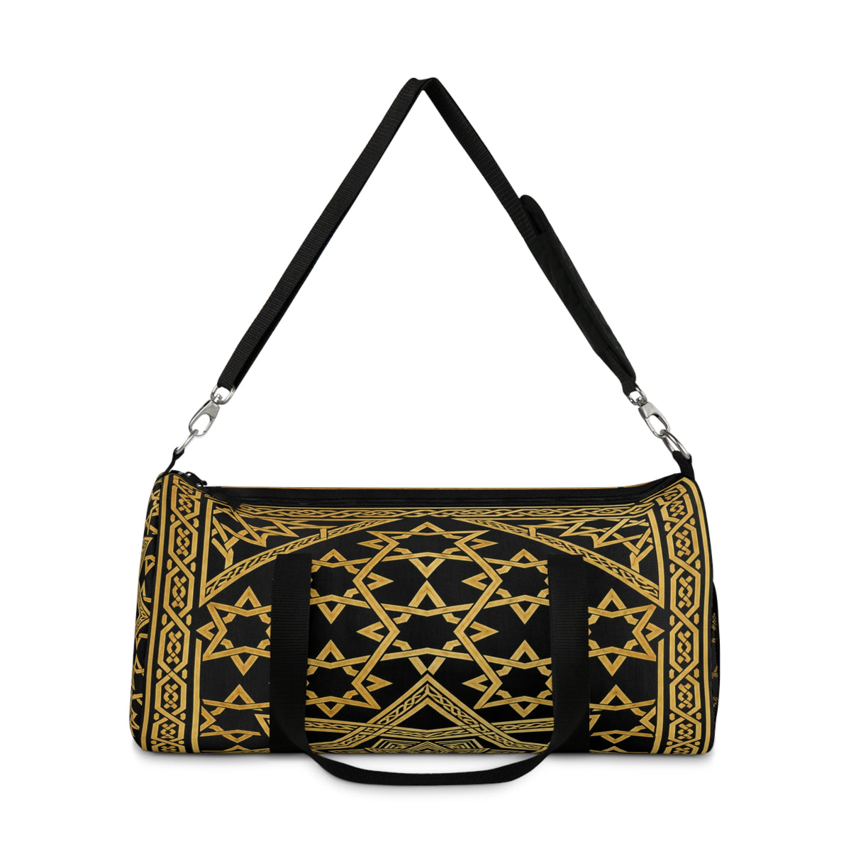The Astral Lattice | Round Duffel Bag