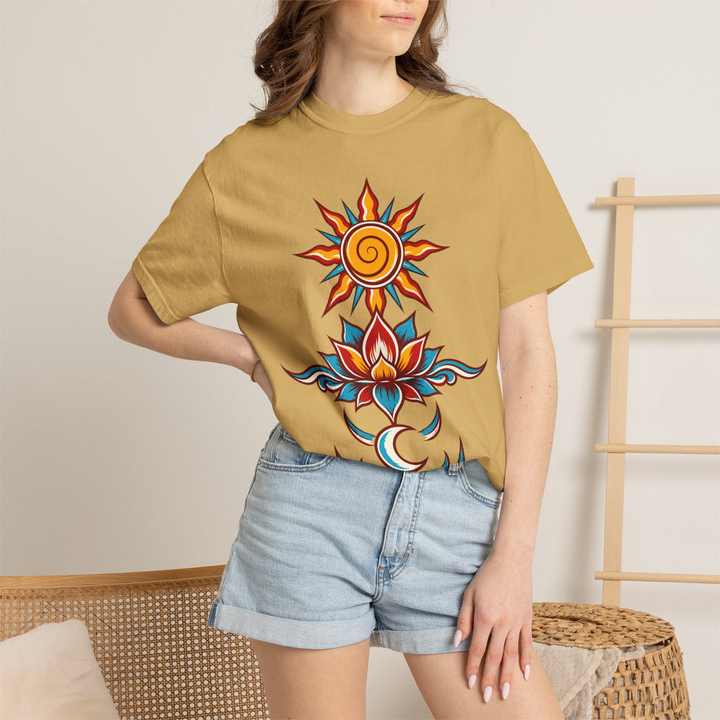 Solar Lotus — Krystal Starr Celestial Wear Unisex Graphic Tee