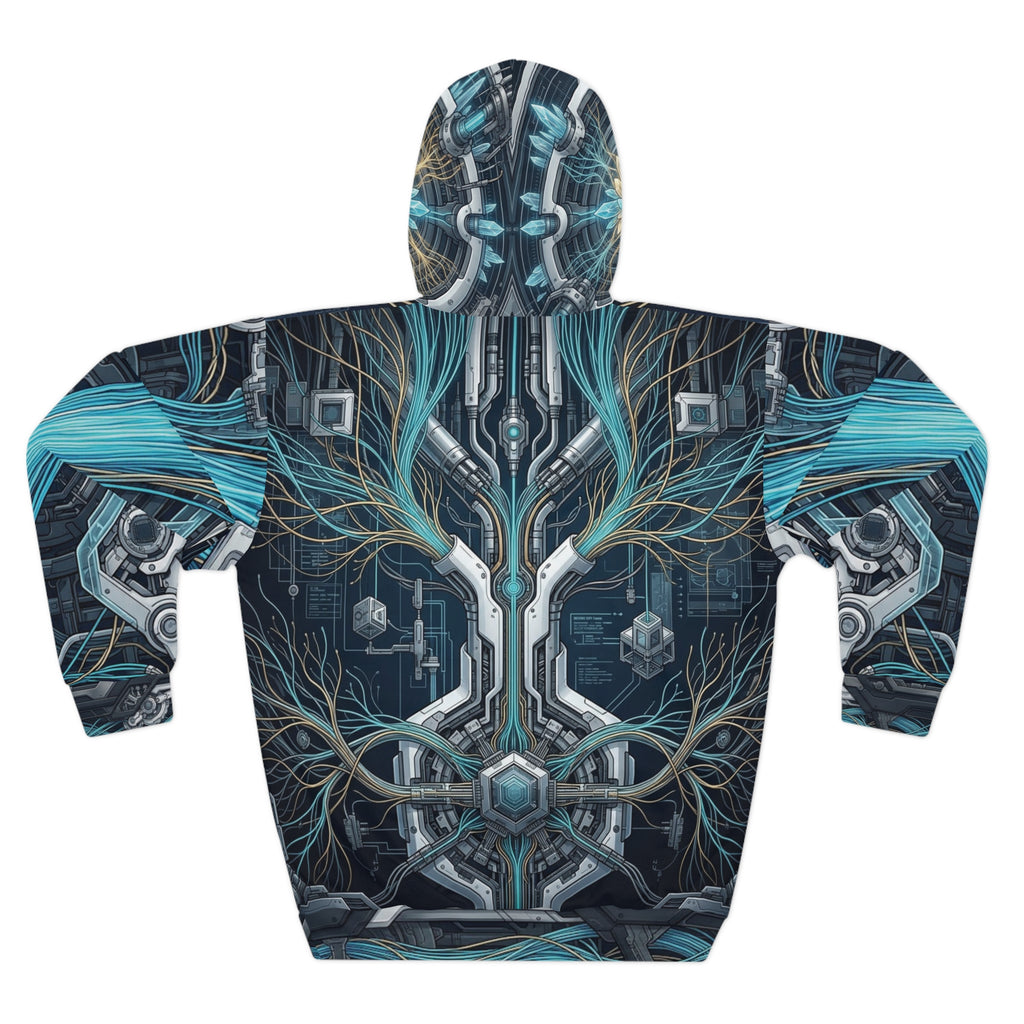 GHOST IN THE MACHINE Cyberdelia Skunkworks | All-Over Print Hoodie