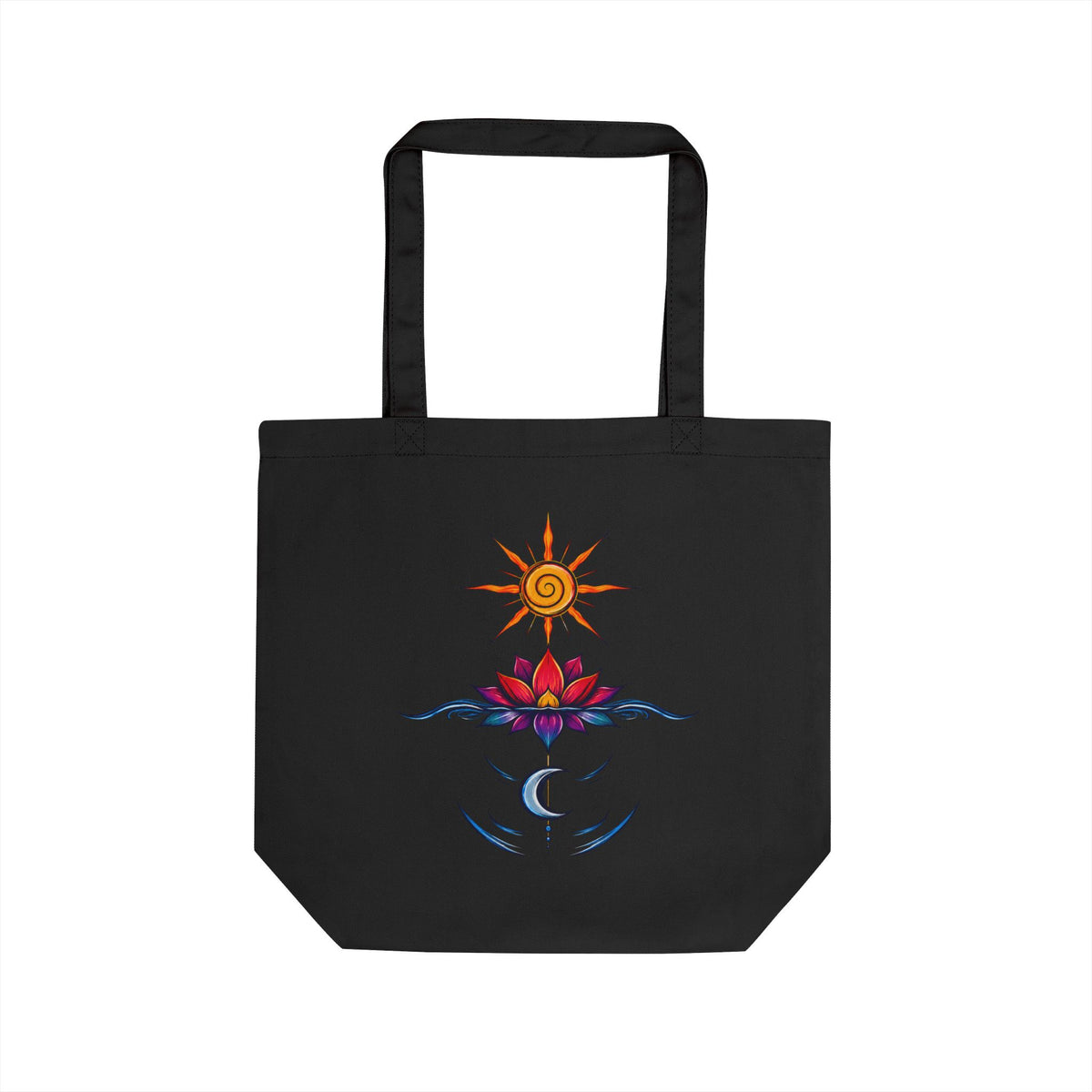 Solar Lotus Eco Tote — Krystal Starr Celestial Wear