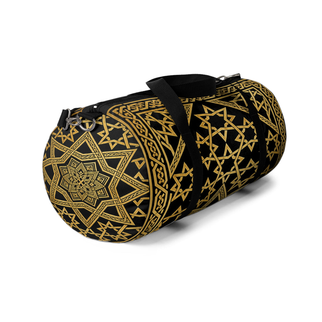 The Astral Lattice | Round Duffel Bag