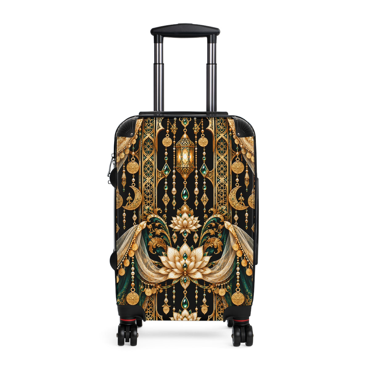 Emerald Veil | Hard-Shell Spinner Suitcase