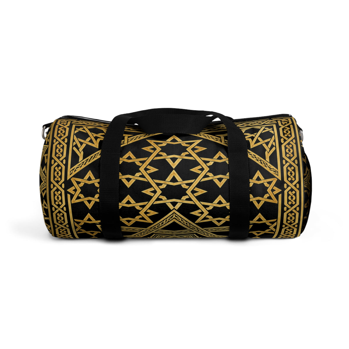 The Astral Lattice | Round Duffel Bag