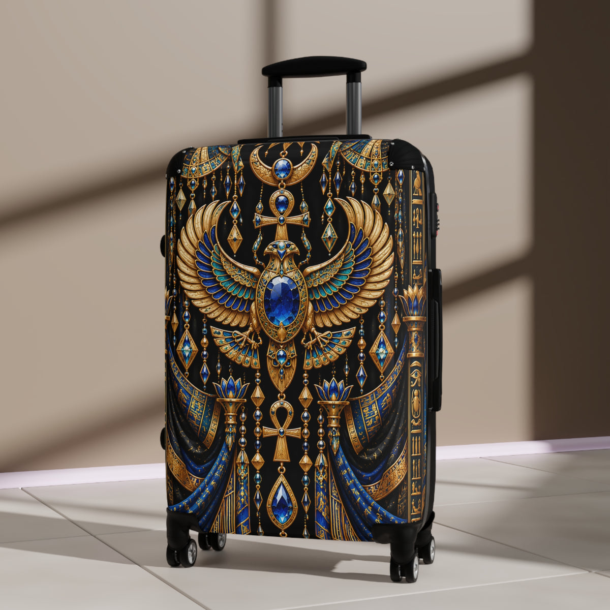 Egyptian Scarab | Hard-Shell Spinner Suitcase
