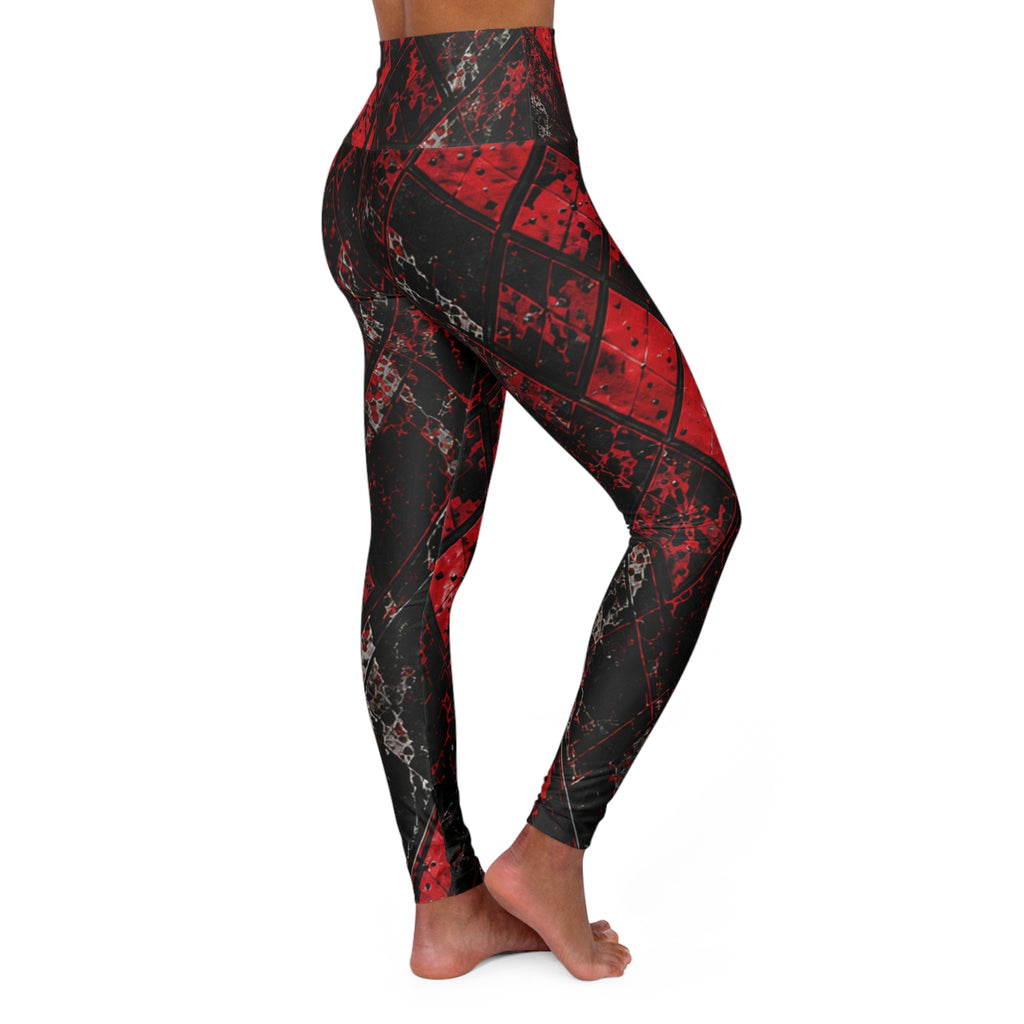 CRIMSON VICE | Afterdark Leggings Women's High-Waisted All-Over Print Leggings | Cyberdelia Skunkworks