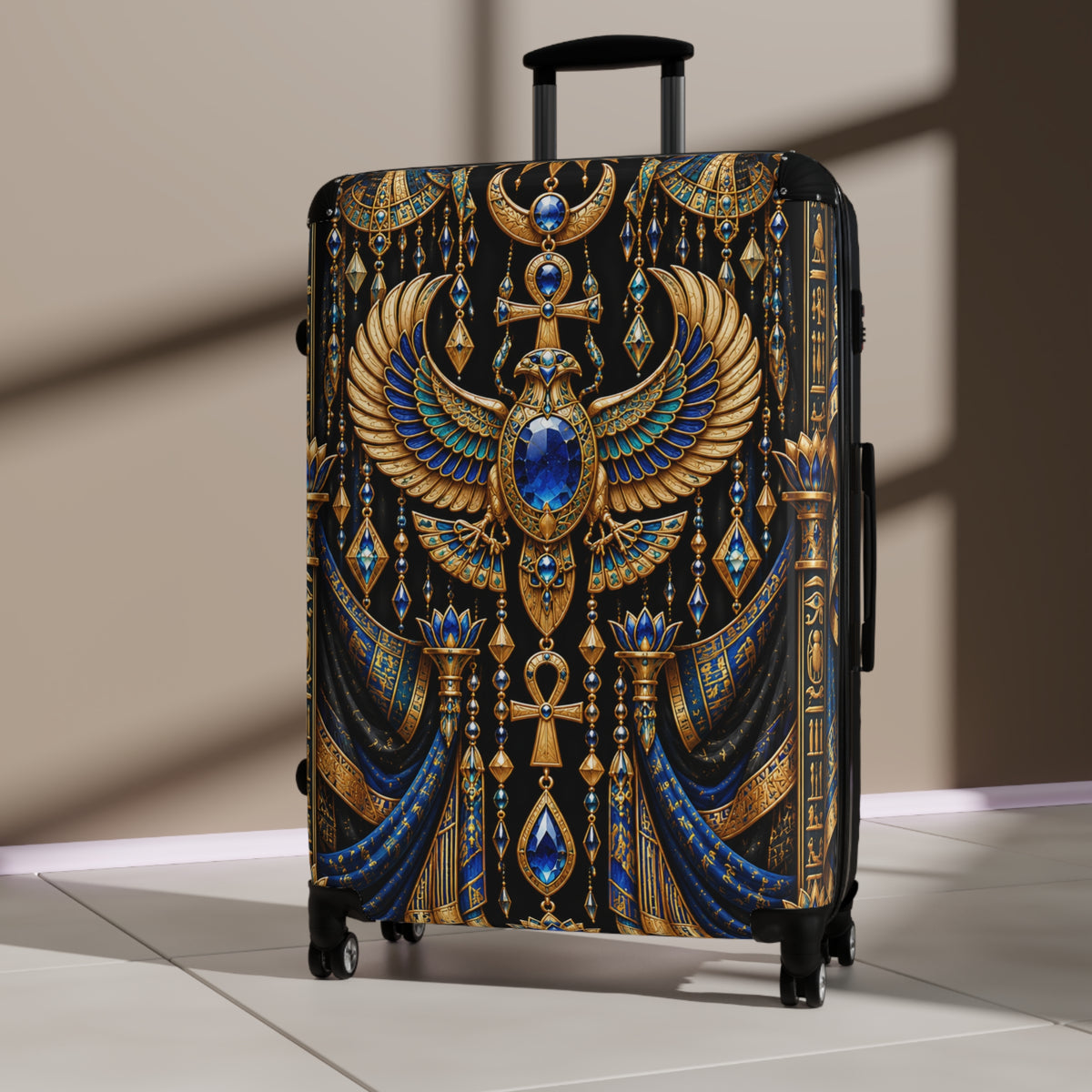 Egyptian Scarab | Hard-Shell Spinner Suitcase