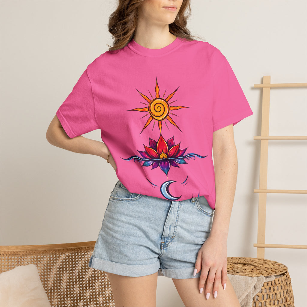 Solar Lotus — Krystal Starr Celestial Wear Unisex Graphic Tee