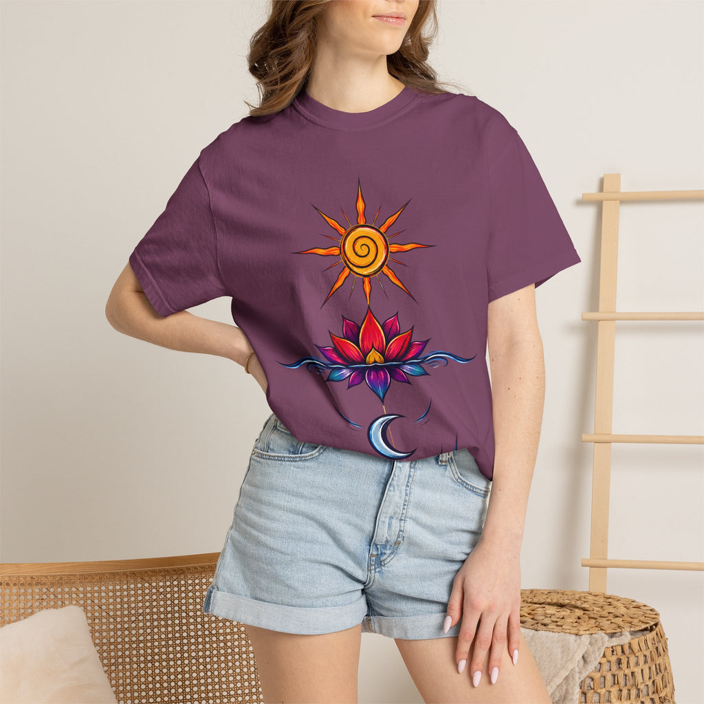Solar Lotus — Krystal Starr Celestial Wear Unisex Graphic Tee