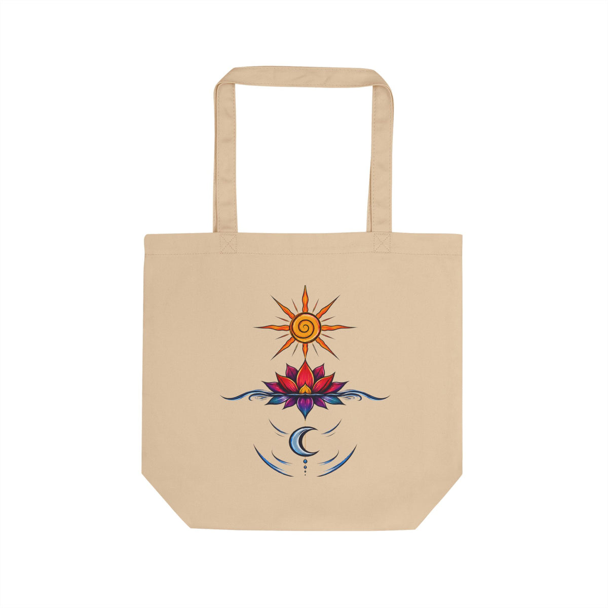 Solar Lotus Eco Tote — Krystal Starr Celestial Wear