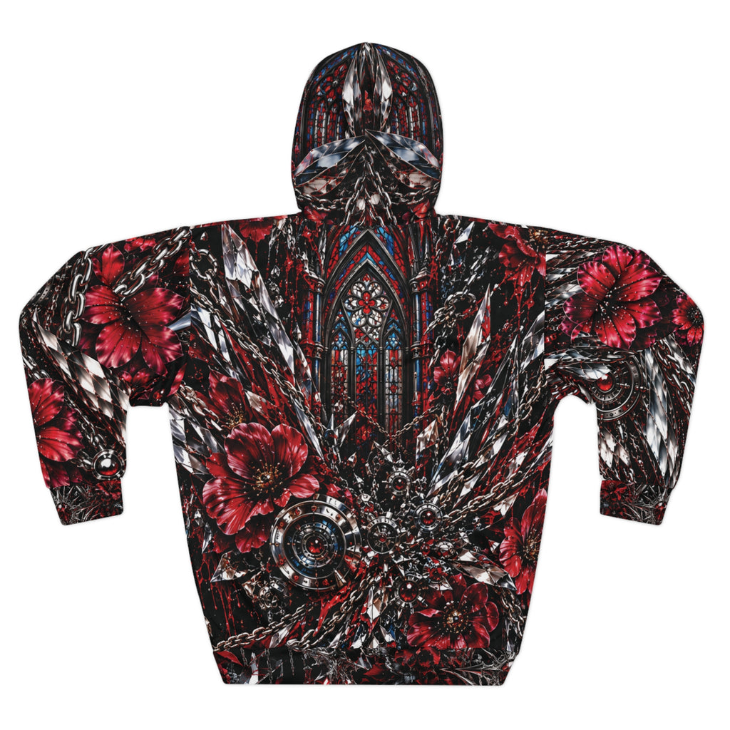 BLACK VELVET RIOT AOP HOODIE