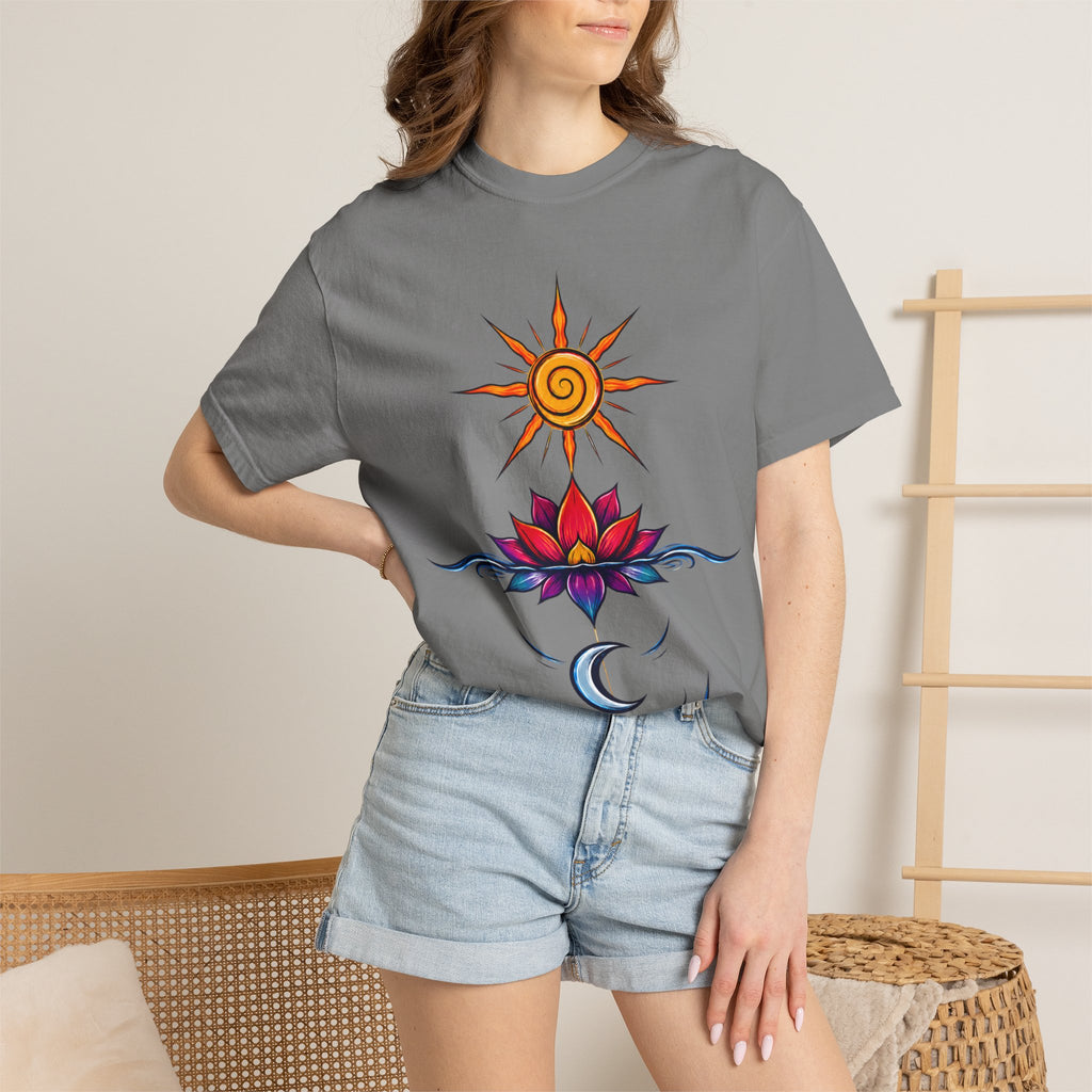 Solar Lotus — Krystal Starr Celestial Wear Unisex Graphic Tee