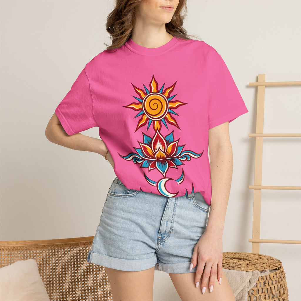 Solar Lotus — Krystal Starr Celestial Wear Unisex Graphic Tee