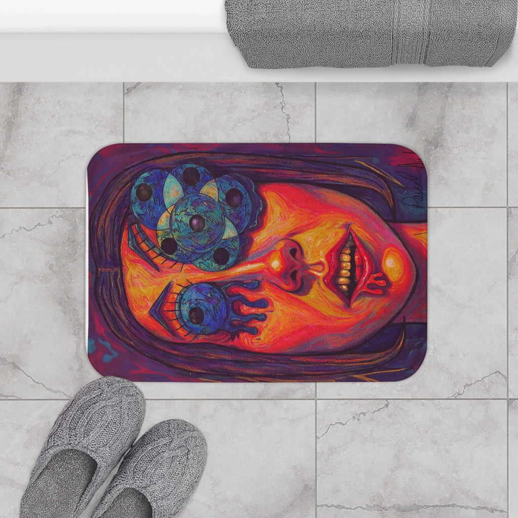 All Eyes on Her Bath Mat