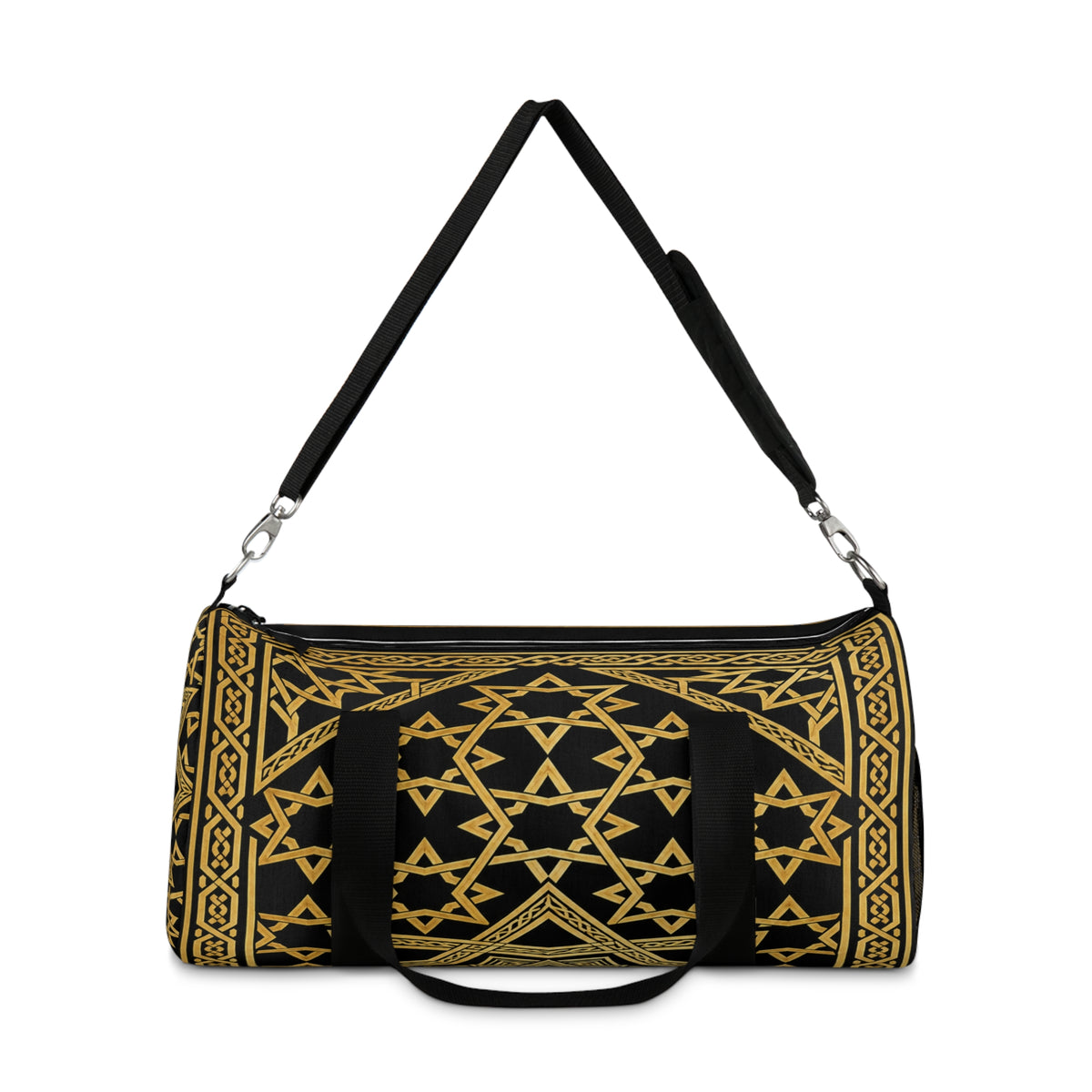 The Astral Lattice | Round Duffel Bag