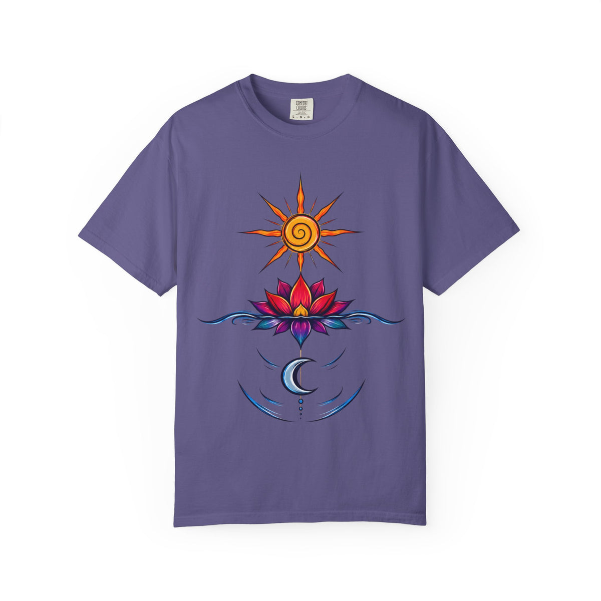 Solar Lotus — Krystal Starr Celestial Wear Unisex Graphic Tee