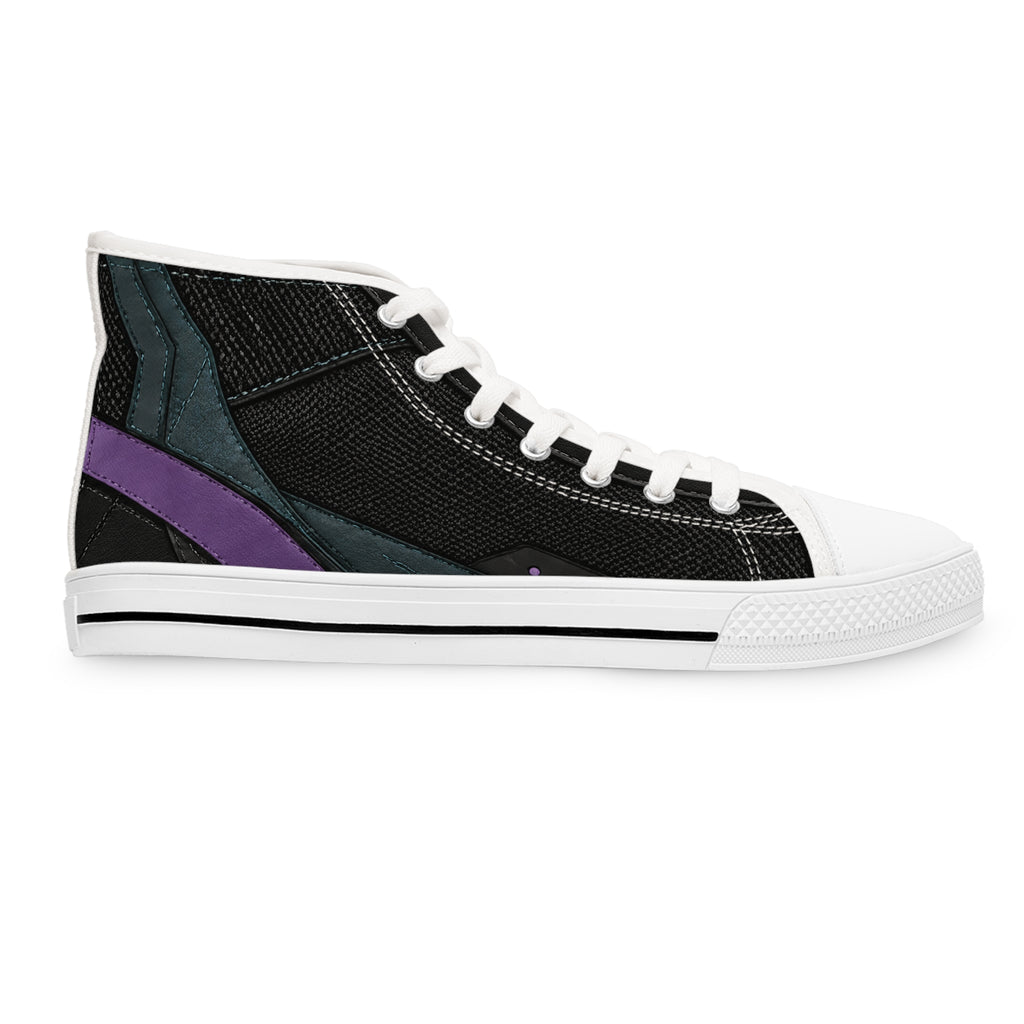 GHOST WEAVE Women’s High-Top Sneakers | Cyberdelia Skunkworks