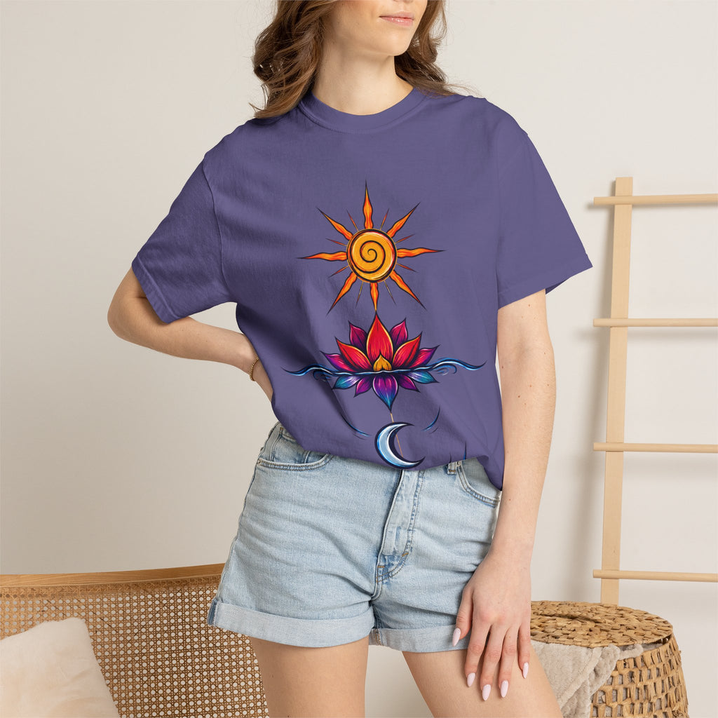 Solar Lotus — Krystal Starr Celestial Wear Unisex Graphic Tee