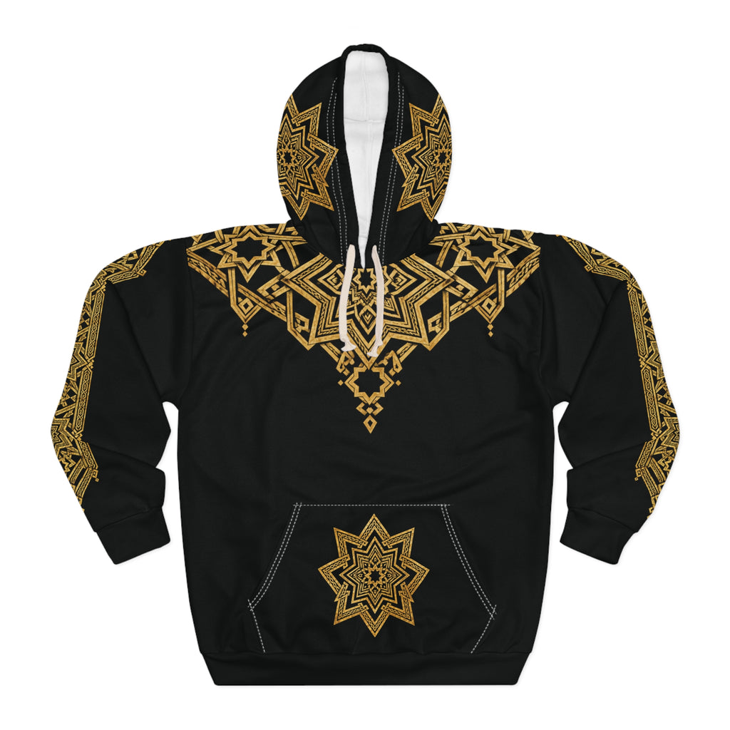 The Astral Lattice | Cyberdelia Skunkworks All-Over Print Hoodie