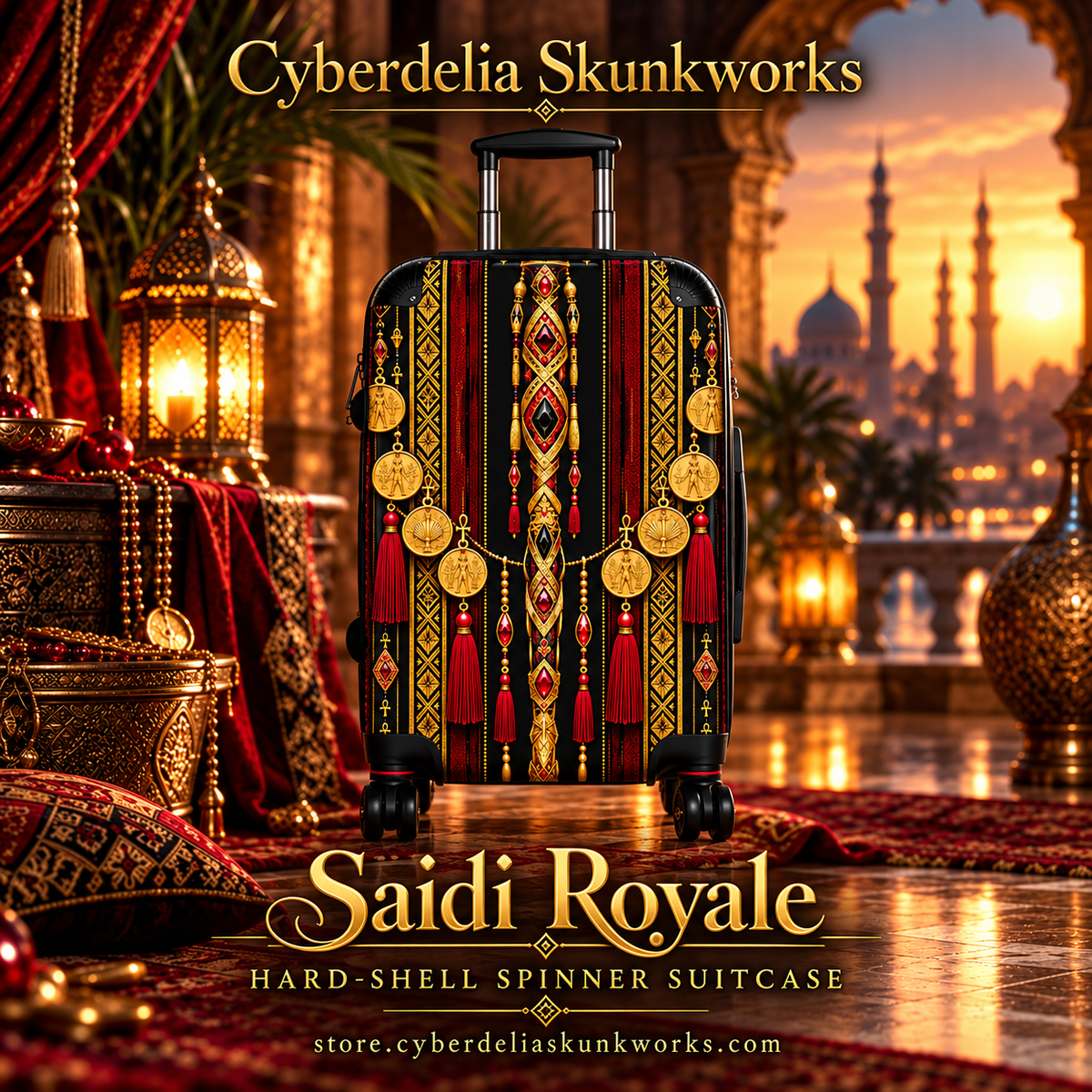 Saidi Royale | Hard-Shell Spinner Suitcase