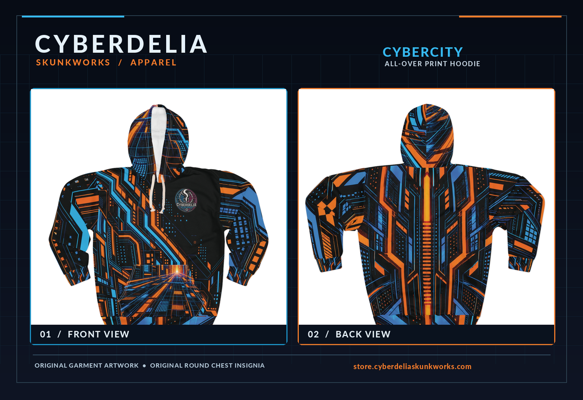 CYBERCITY | All-Over Print Hoodie