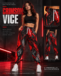 CRIMSON VICE | Nightfall Joggers All-Over Print Athletic Joggers | Cyberdelia Skunkworks