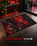 CRIMSON VICE Statement Floor Mat | Cyberdelia Skunkworks
