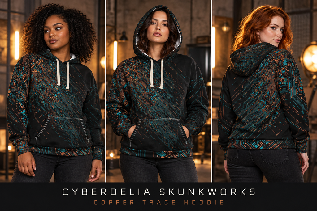 Copper Trace AOP Hoodie