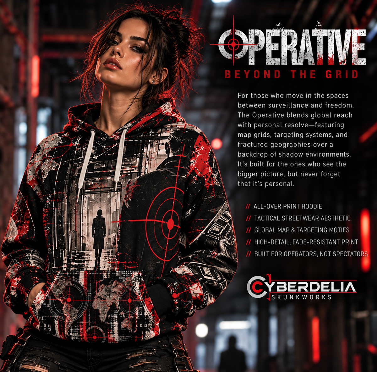 DEAD RECKONING — AOP Hoodie
