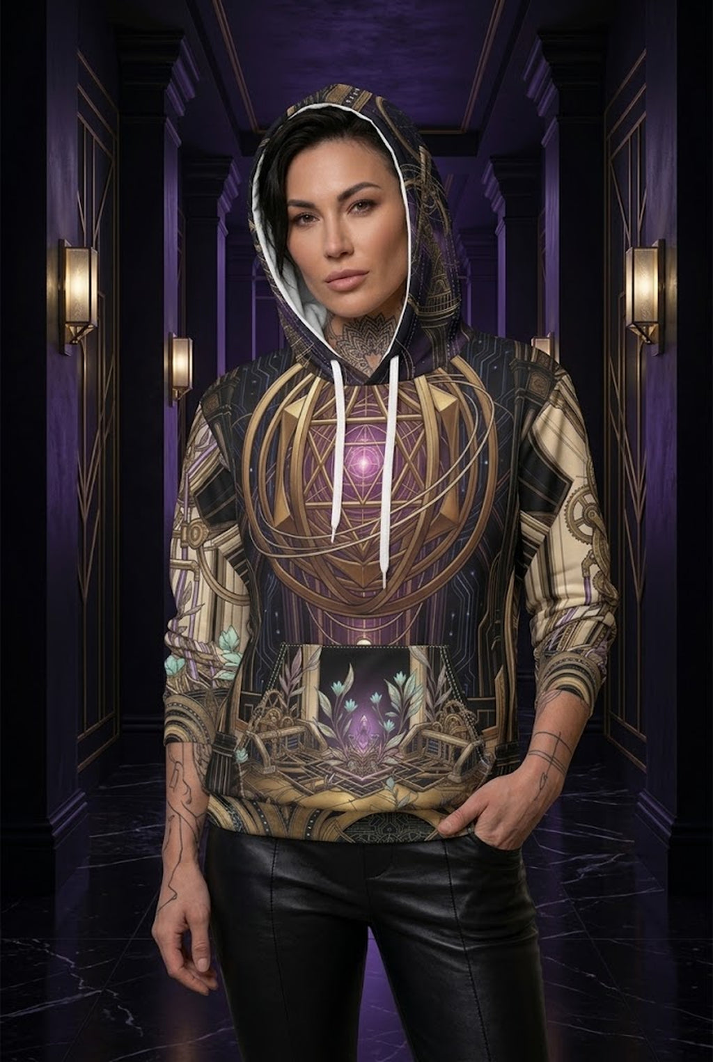 THE LAST UTOPIA | Architectural AOP Hoodie