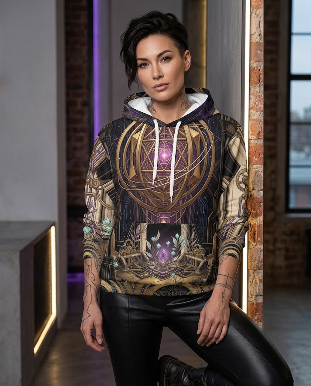 THE LAST UTOPIA | Architectural AOP Hoodie