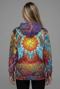 MIDNIGHT DETOUR All-Over-Print Psychedelic Desert Hoodie