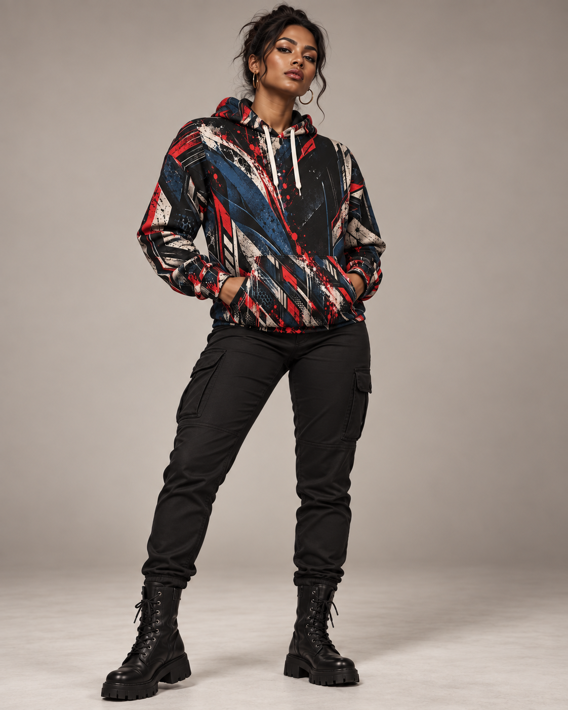 PHANTOM VECTOR AOP HOODIE