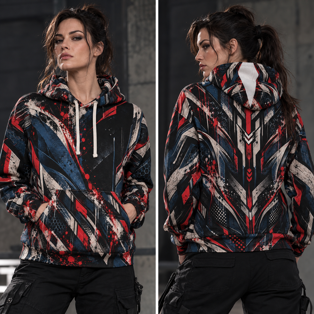 PHANTOM VECTOR AOP HOODIE