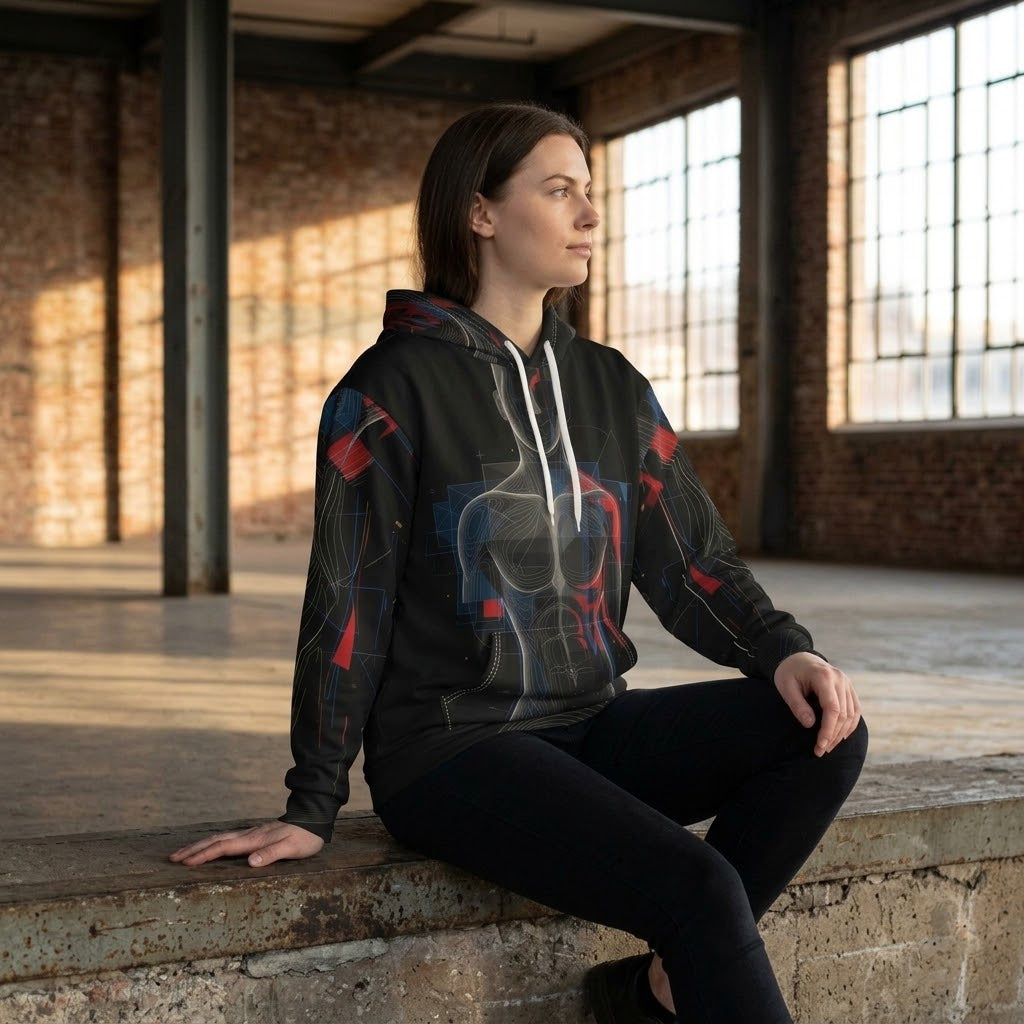 GHOST LAYER AOP HOODIE