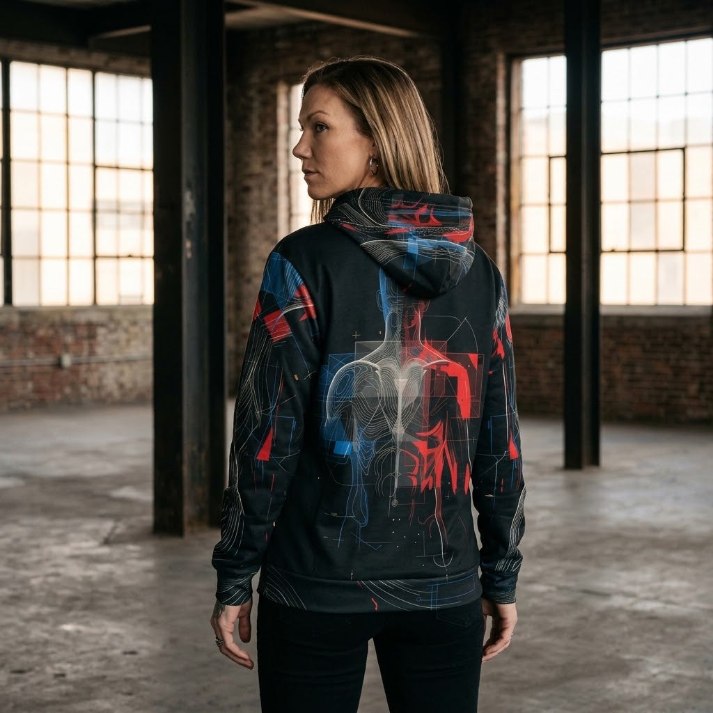 GHOST LAYER AOP HOODIE