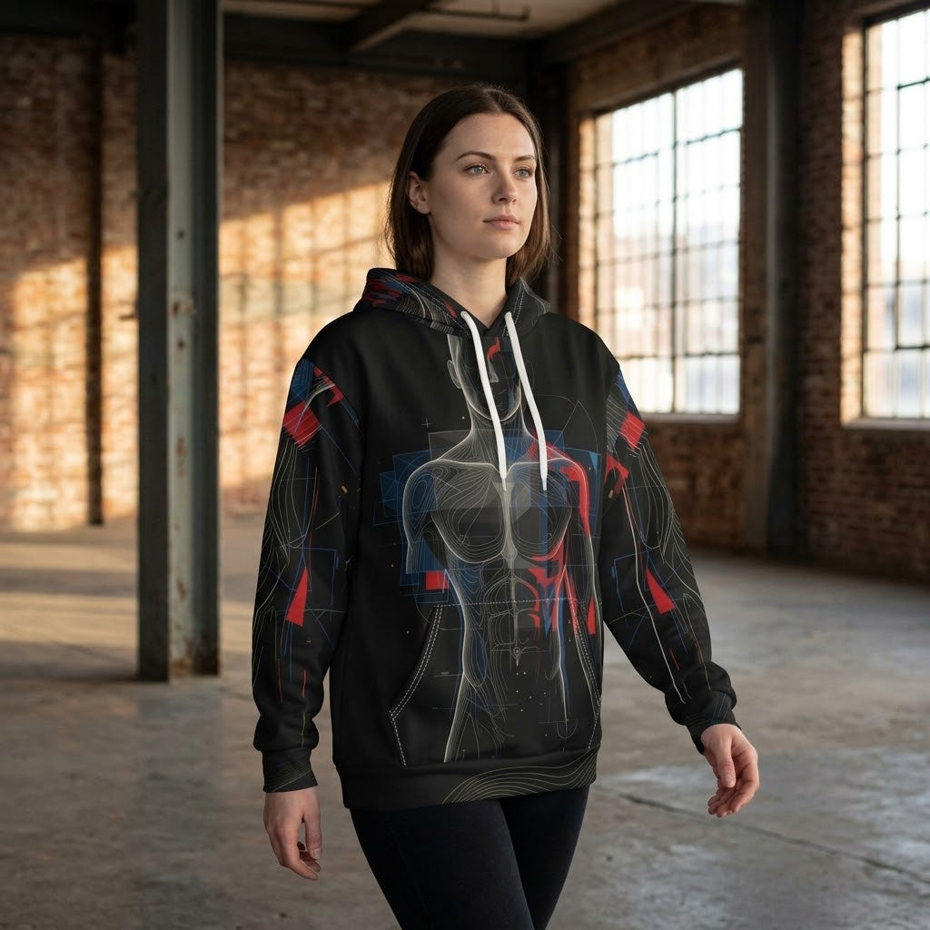 GHOST LAYER AOP HOODIE