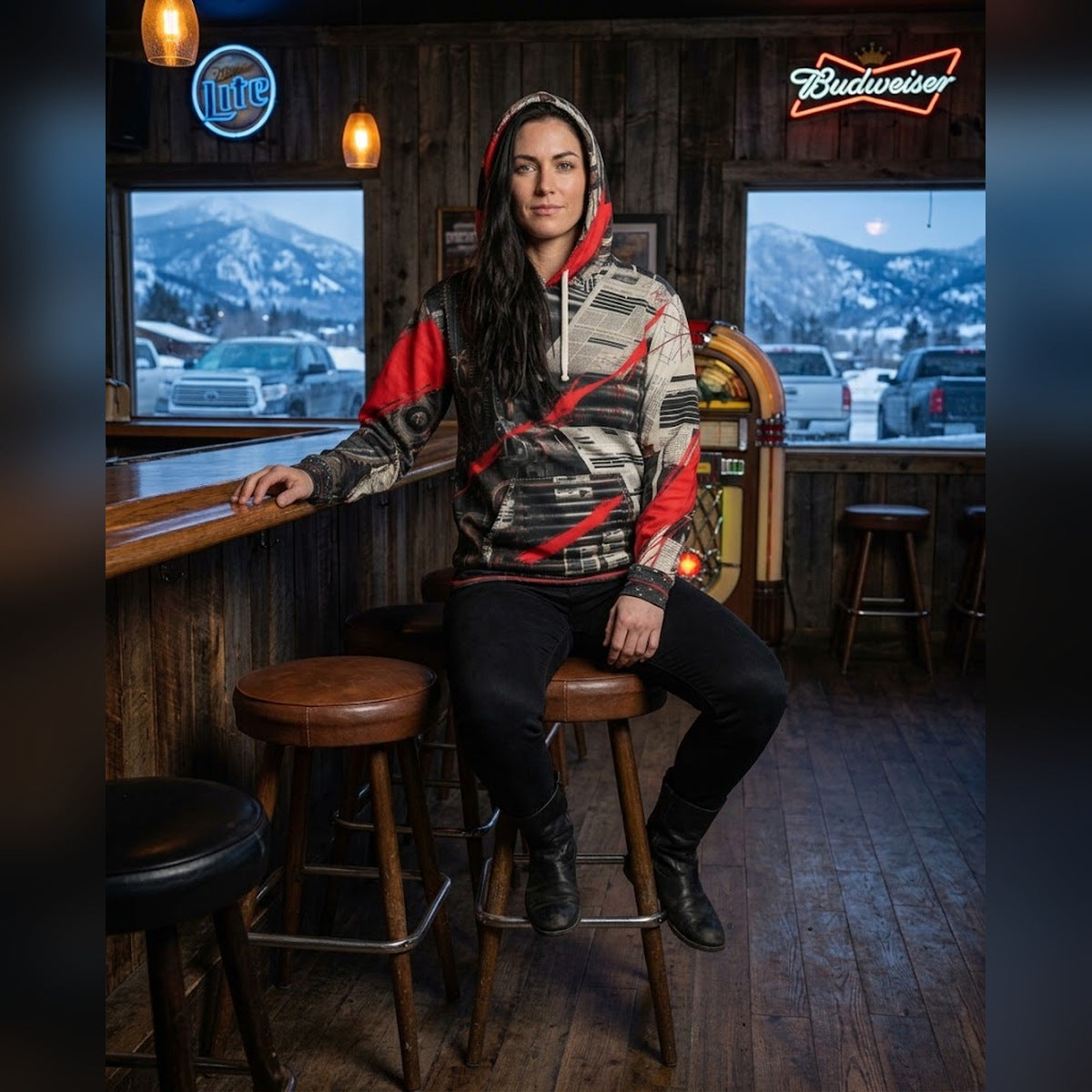 DEADLINE ZERO Cyberdelia Skunkworks AOP HOODIE