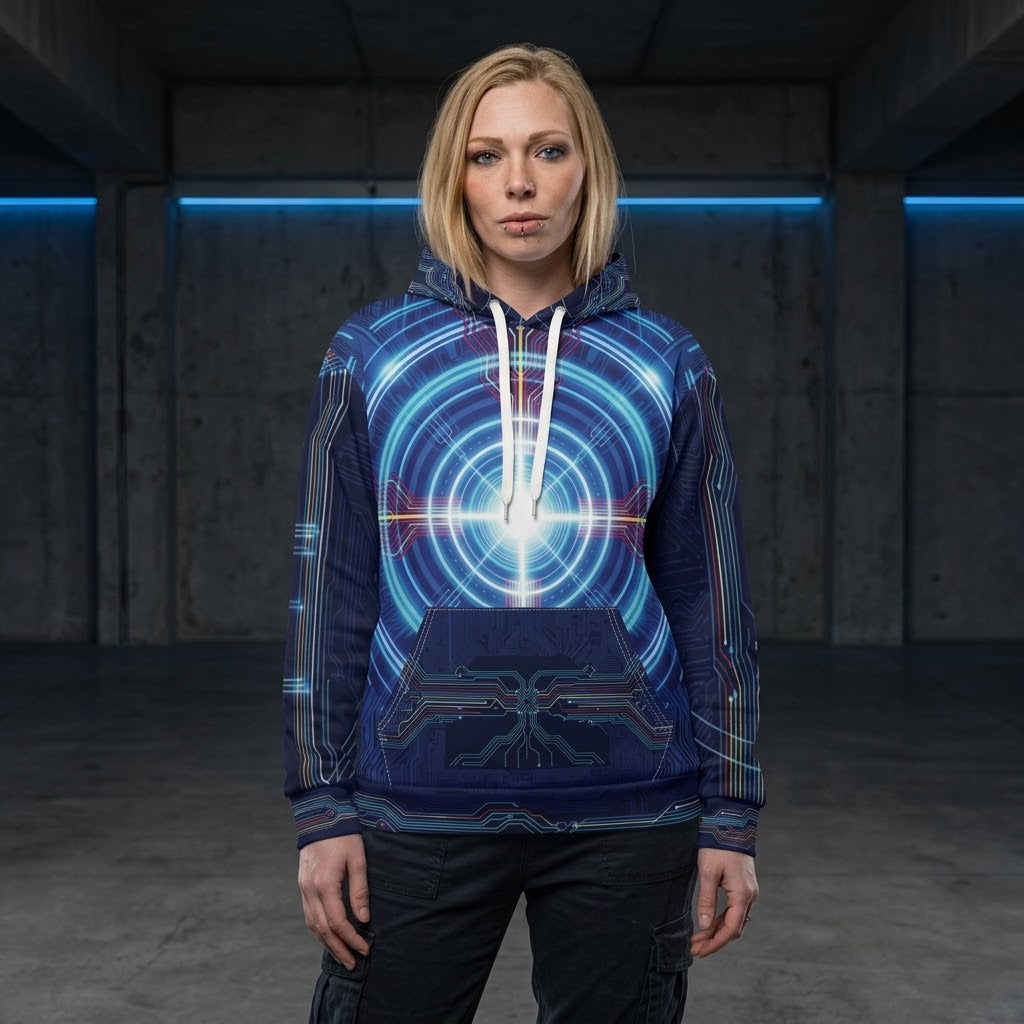 Synaptic Cathedral AOP HOODIE