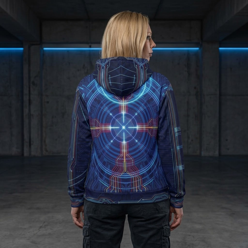 Synaptic Cathedral AOP HOODIE