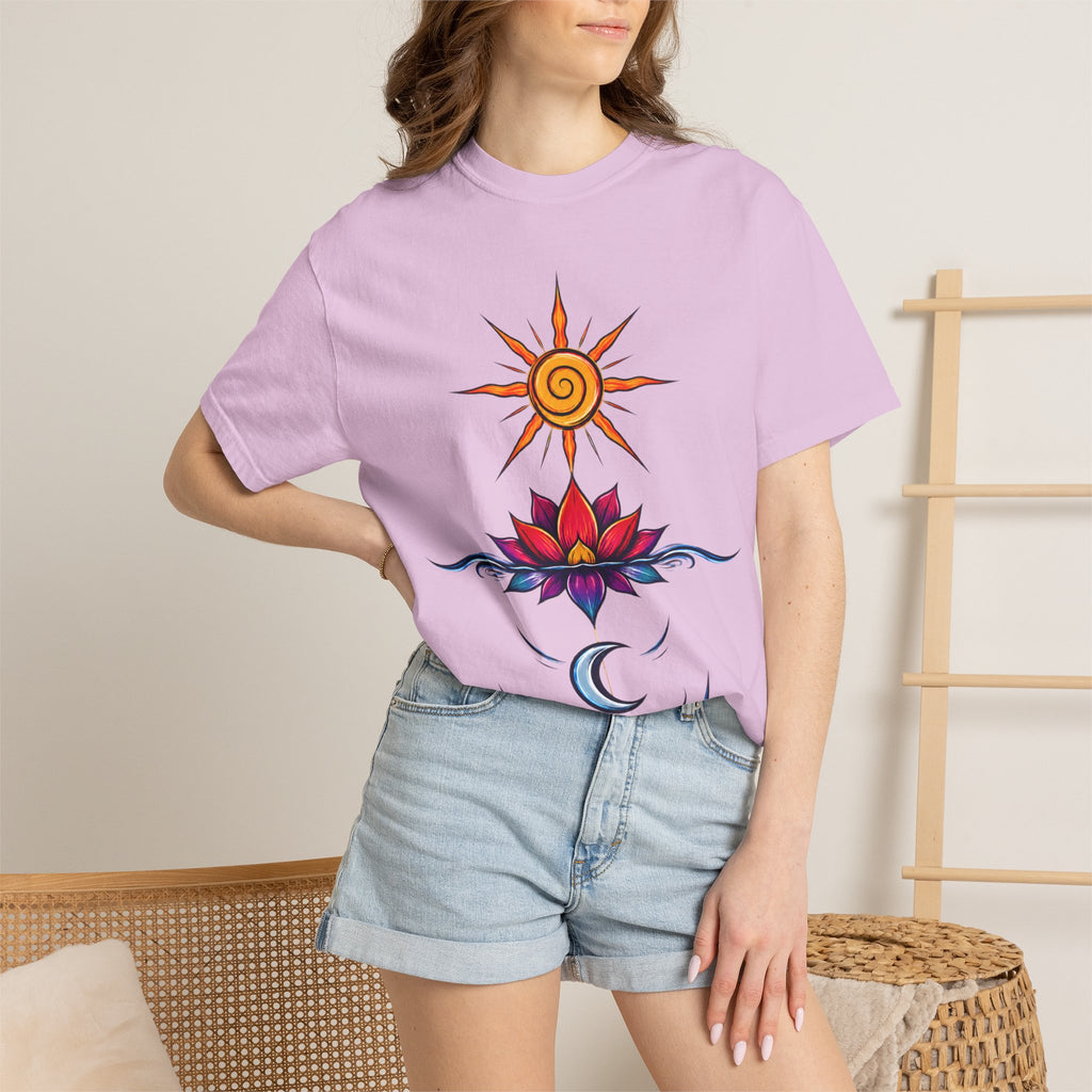 Solar Lotus — Krystal Starr Celestial Wear Unisex Graphic Tee
