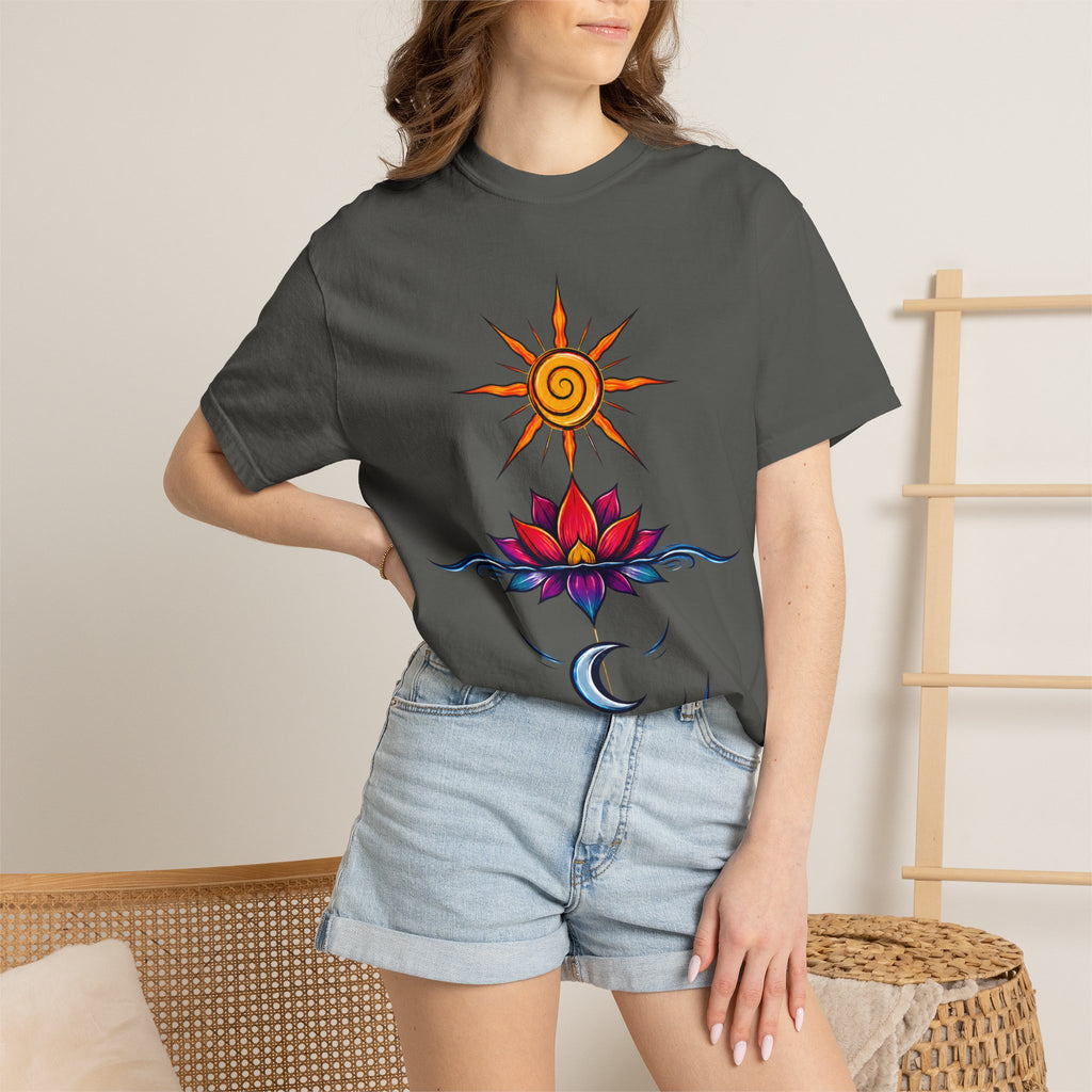 Solar Lotus — Krystal Starr Celestial Wear Unisex Graphic Tee