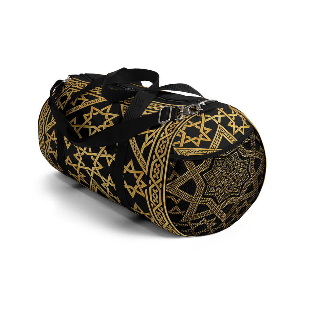 The Astral Lattice | Round Duffel Bag