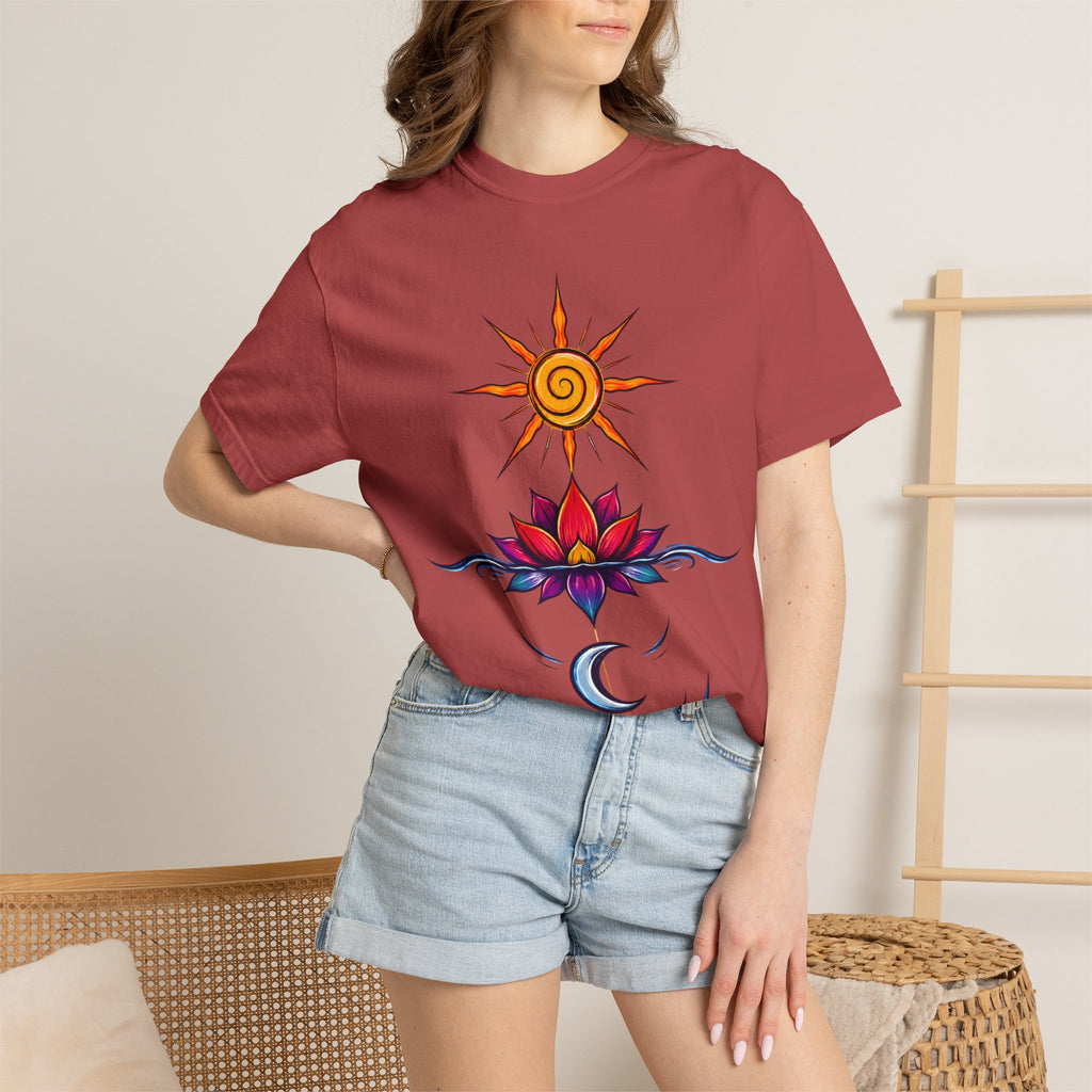Solar Lotus — Krystal Starr Celestial Wear Unisex Graphic Tee