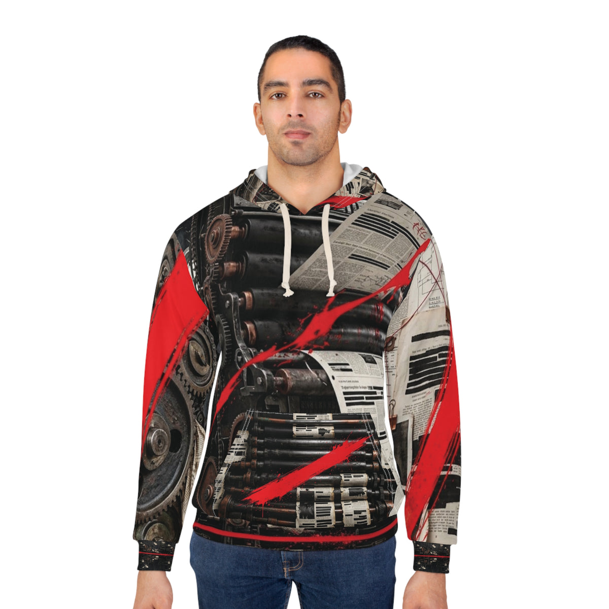 DEADLINE ZERO Cyberdelia Skunkworks AOP HOODIE